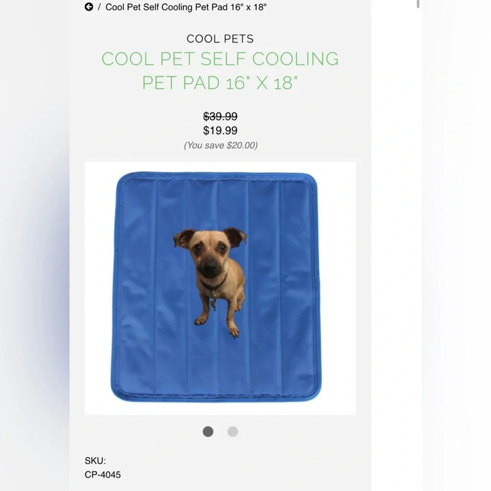 COOL PET SELF COOLING PET PAD 16